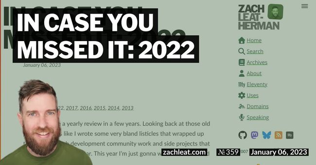 In Case You Missed It: 2022