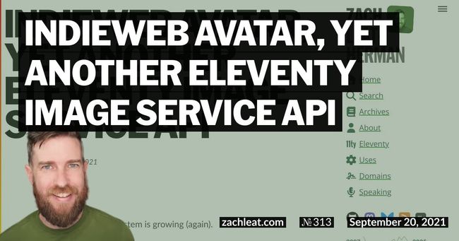 IndieWeb Avatar, yet another Eleventy Image Service API