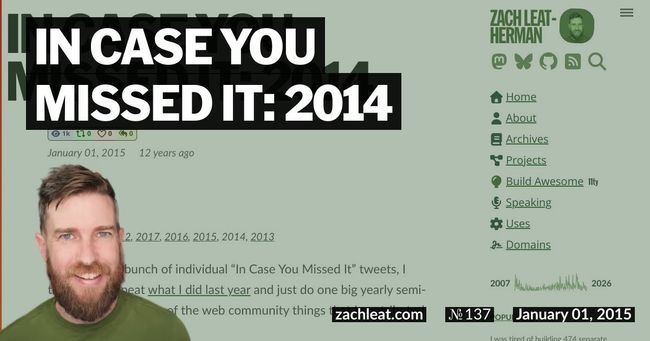 In Case You Missed It: 2014