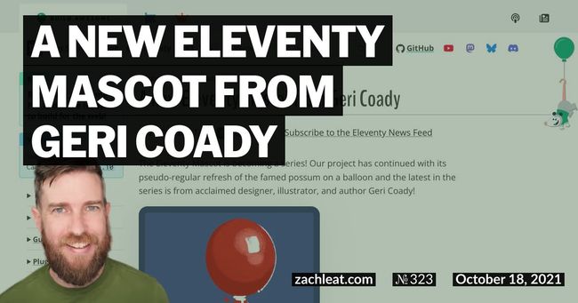 A New Eleventy Mascot from Geri Coady