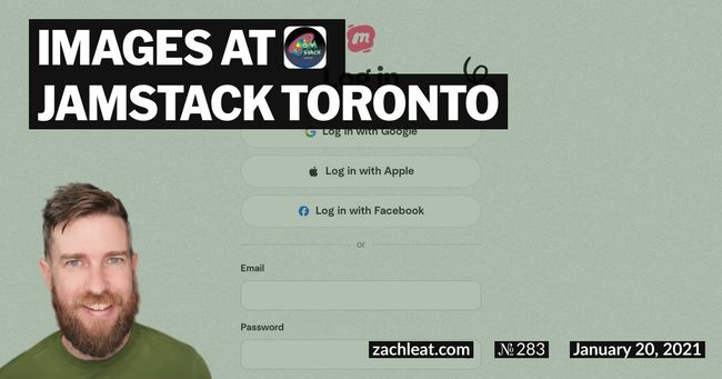 Images at Jamstack Toronto