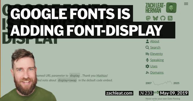 Google Fonts is Adding font-display 🎉