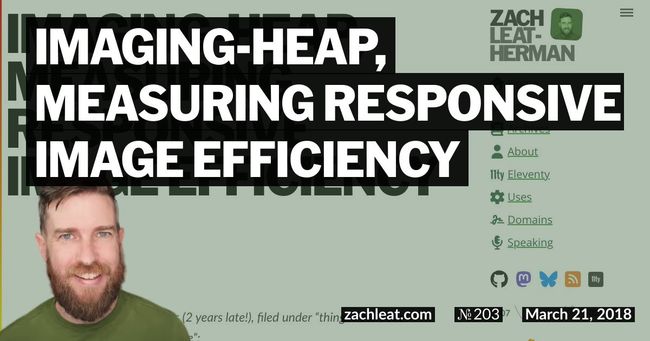 imaging-heap, Measuring Responsive Image Efficiency