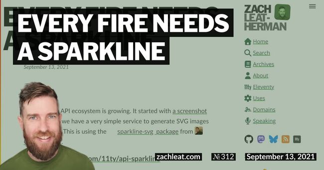 Every Fire Needs a Sparkline