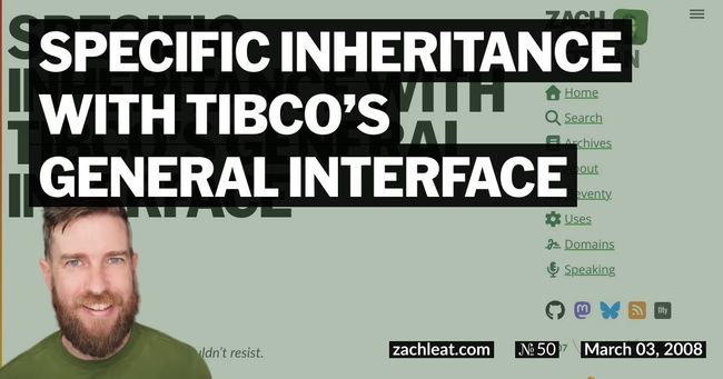 Specific Inheritance with TIBCO’s General Interface