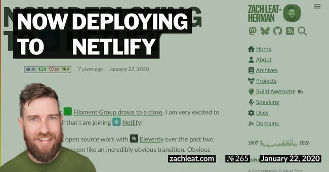 Now Deploying to Netlify