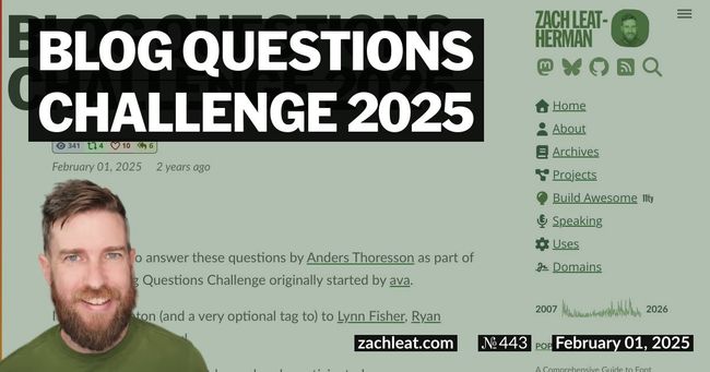 Blog Questions Challenge 2025