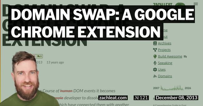 Domain Swap: A Google Chrome Extension