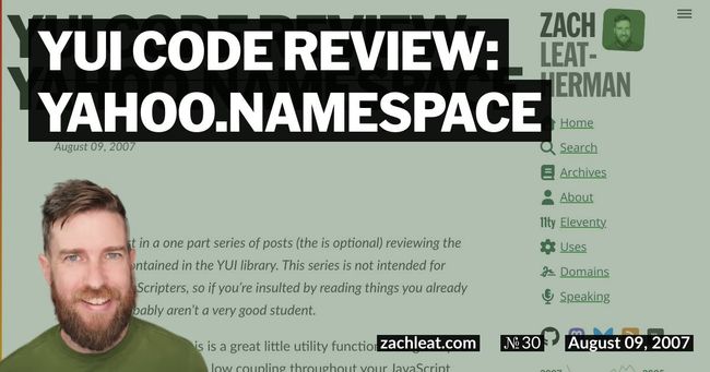 YUI Code Review: YAHOO.namespace