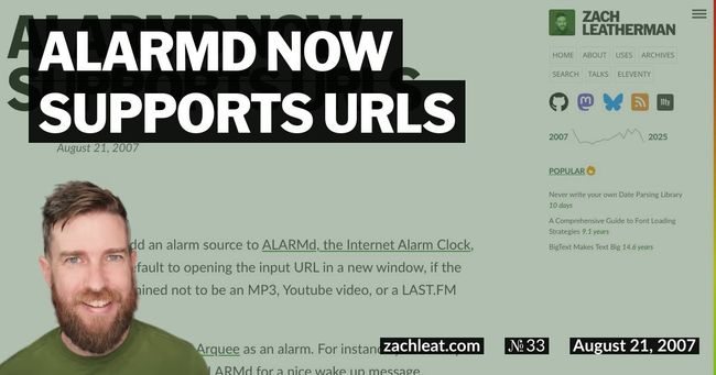 ALARMd now supports URLs
