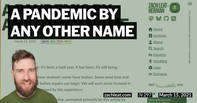 A Pandemic By Any Other Name