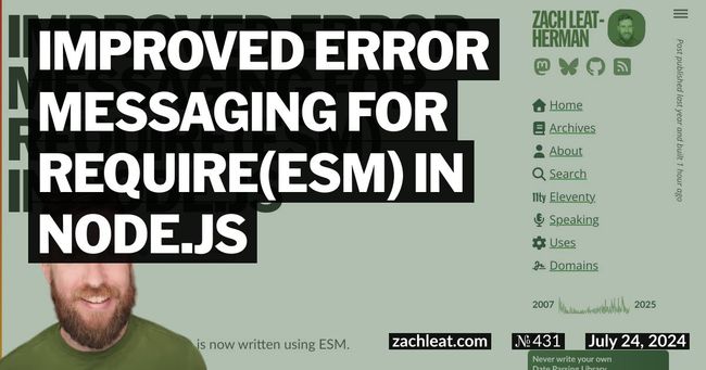 Improved error messaging for require(ESM) in Node.js