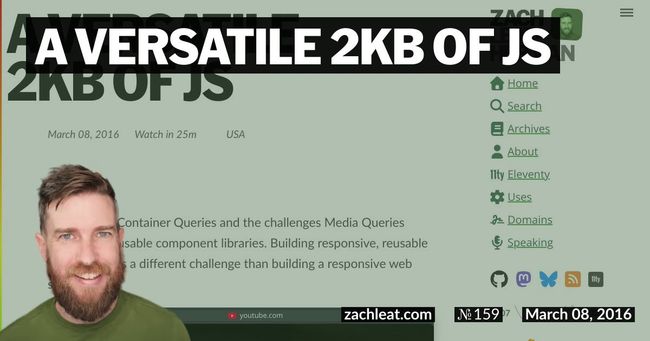 A Versatile 2KB of JS