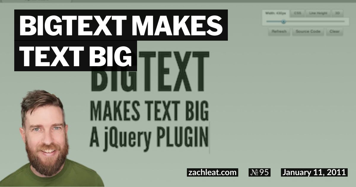 BigText Makes Text Big