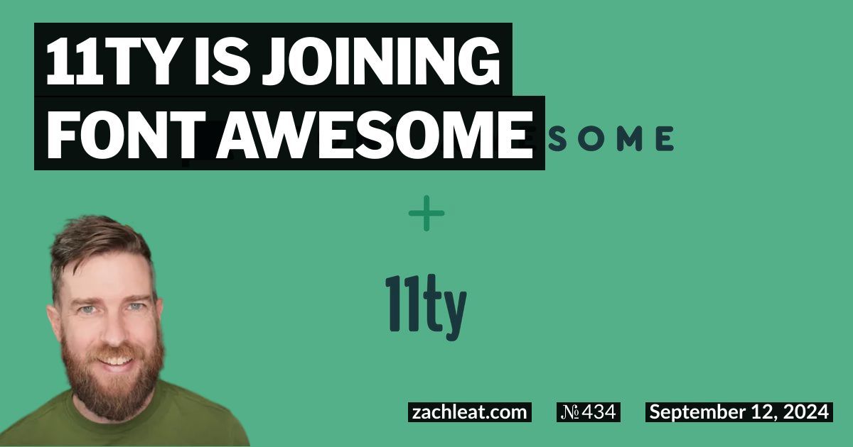 11ty is Joining Font Awesome