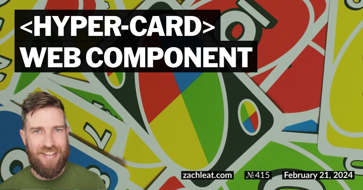 hypercard Web Component