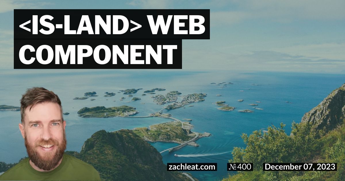 is-land Web Component