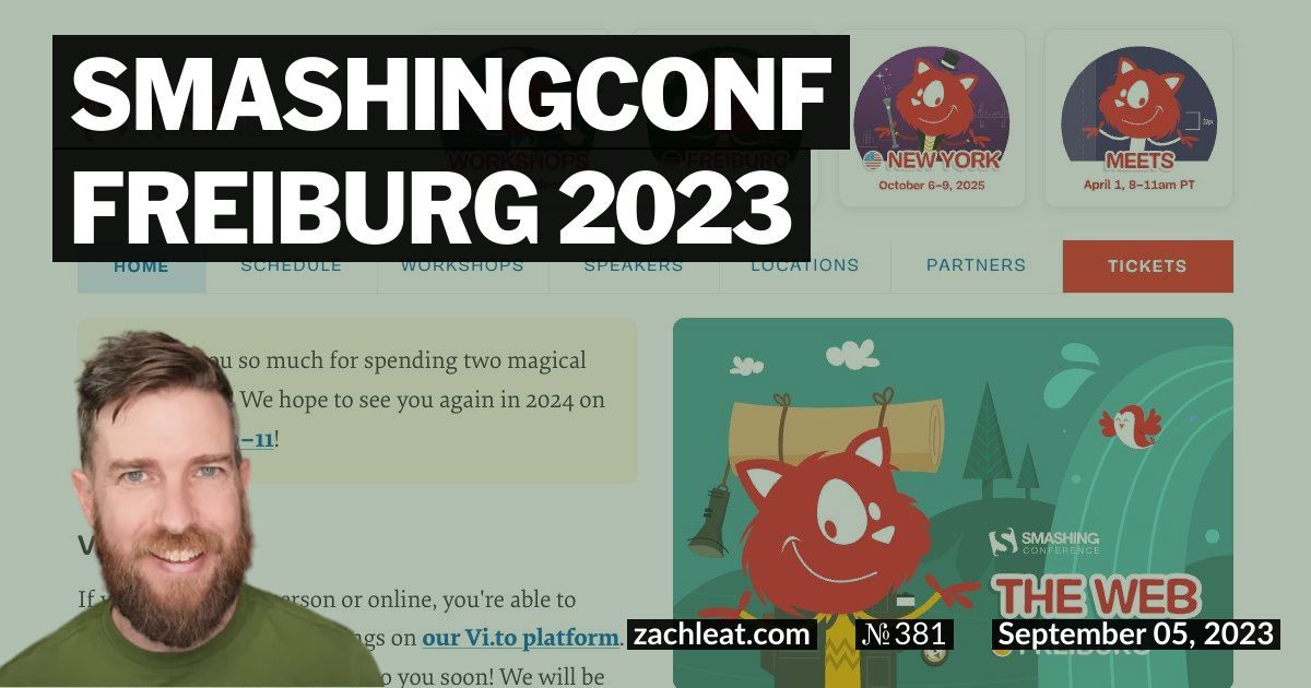 SmashingConf Freiburg 2023