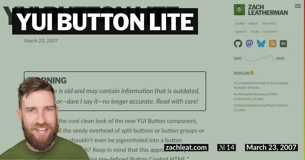 YUI Button Lite